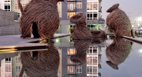 Необычные скульптуры из саженцев от Патрика Догерти