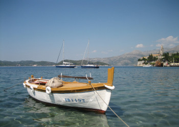 Лодка на острове Лопуд, Хорватия – фотографии Хорватии