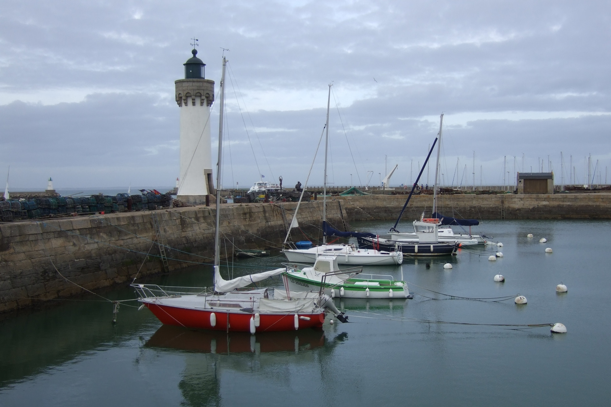 Набережная в Кибероне, Франция – фотографии Франции