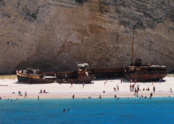 Навагио Бич, Закинф остров, Ионические острова, Греция, фото № 66774 – фотографии Греции