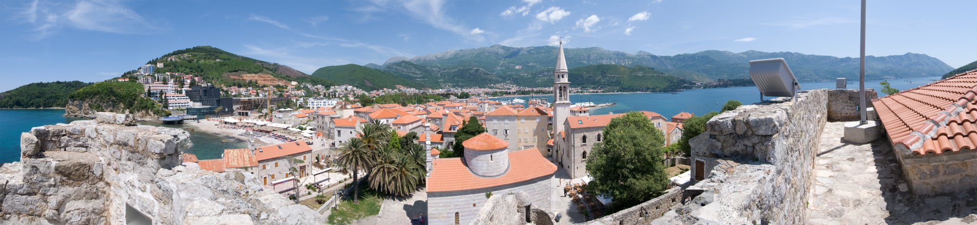 Панорамный вид в Будва, Черногория. Фото 28 – фотографии Черногории