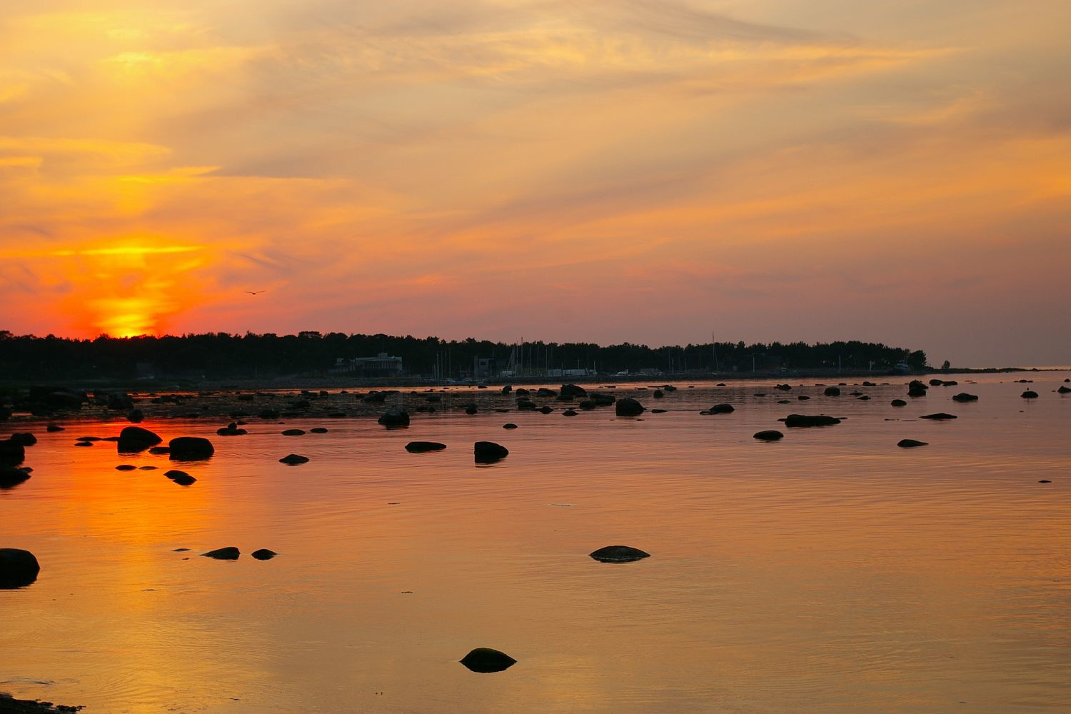 Закат в Лауласмаа (Laulasmaa) – фотографии Эстонии