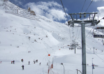 Подьёмник в Валь-д'Изер, Франция – фотографии Франции