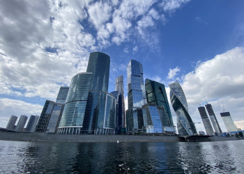 Вид на Москва-сити с воды – фотографии России