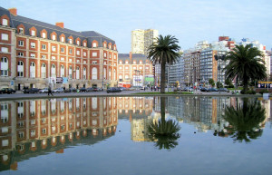 Пальмы на берегу. Мар Дель Плата. Аргентина. – фотографии Аргентины