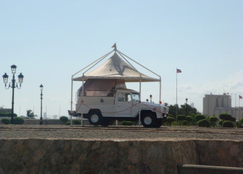 Папа- мобиль, на нем ездил Иоанн Павел II – фотографии Доминиканы