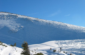 Горнолыжный склон. Руссбах. Австрия – фотографии Австрии