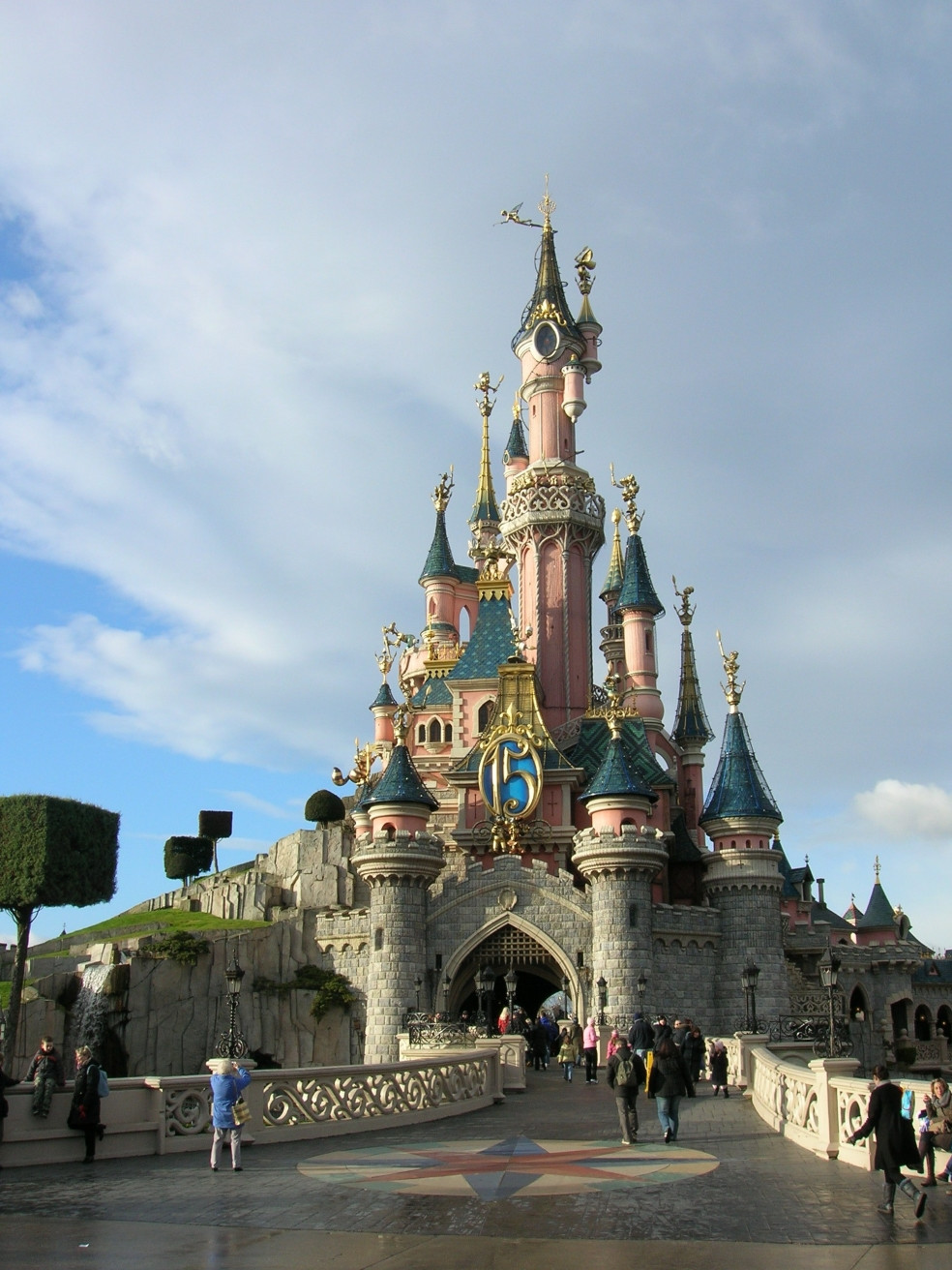 Замок в Диснеленде, Франция. Фото 1 – фотографии Франции