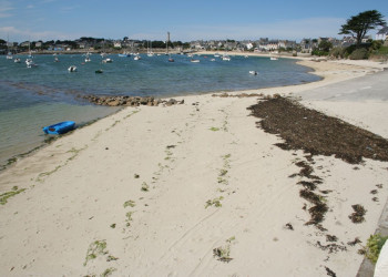 Пляж в Роскофе, Франция – фотографии Франции