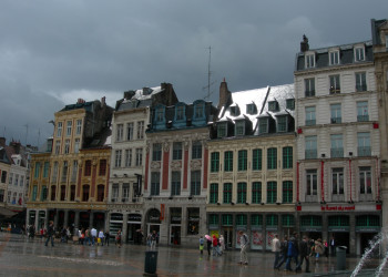 Дождь в Лилле, Франция – фотографии Франции