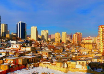 Панорамный вид Баку, Азербайджан – фотографии Азербайджана