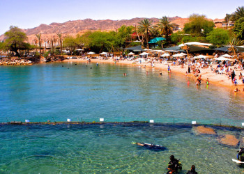 Пляж Dolphin Beach в Эйлате. Фото 1 – фотографии Израиля