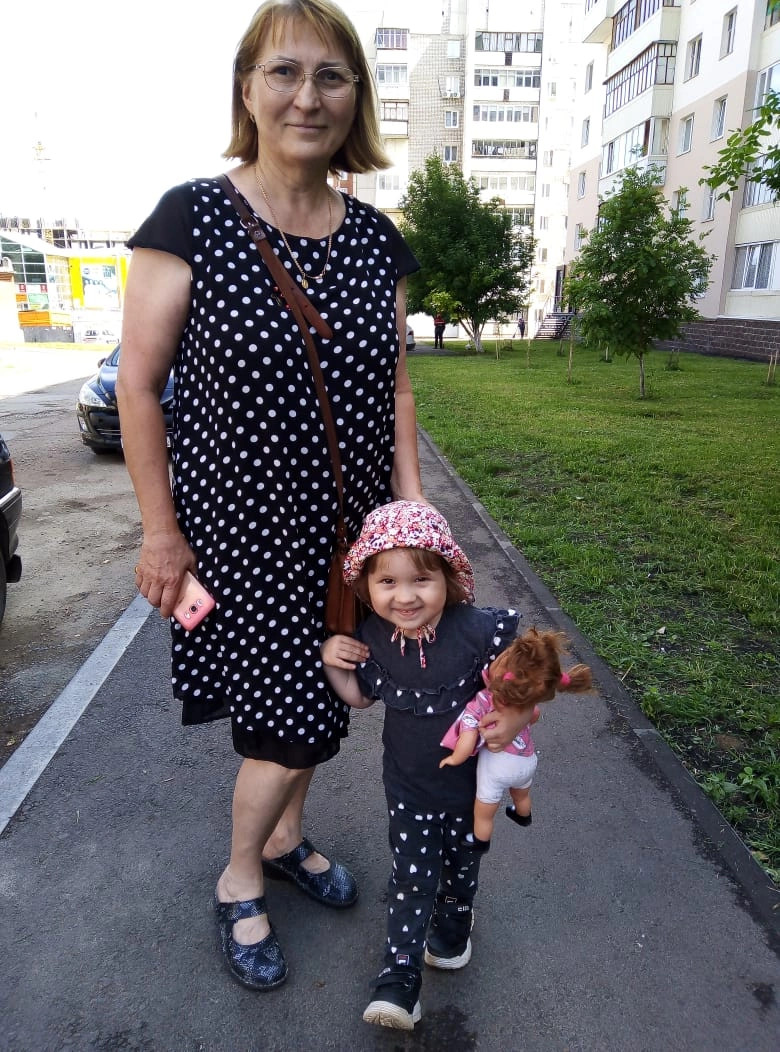 Я с внучкой – фотографии России