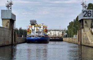 Шлюз в Балаково в Саратовской области – фотографии России