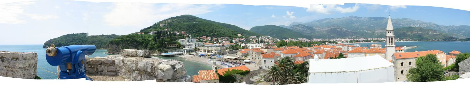 Панорамный вид в Будва, Черногория. Фото 35 – фотографии Черногории