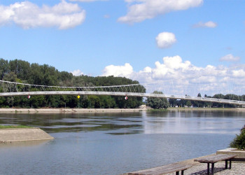 Мост в Осиеке – фотографии Хорватии