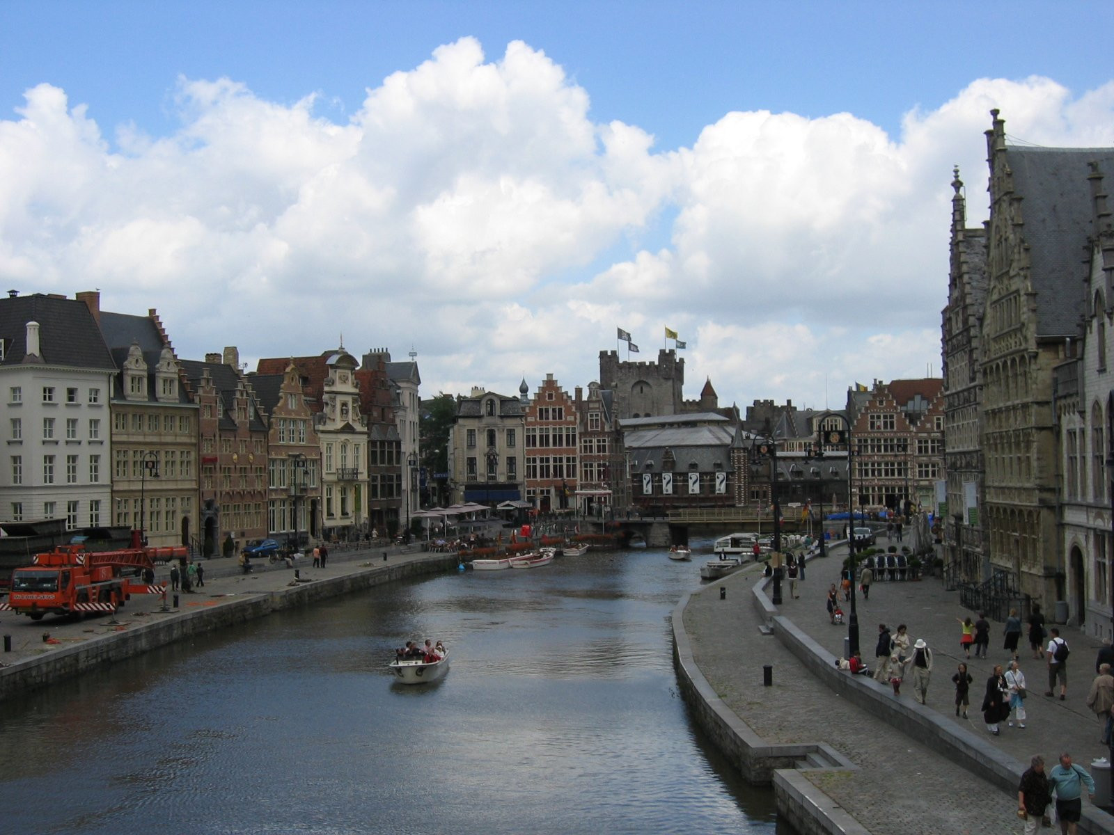 Набережная в Гент, Бельгия – фотографии Бельгии
