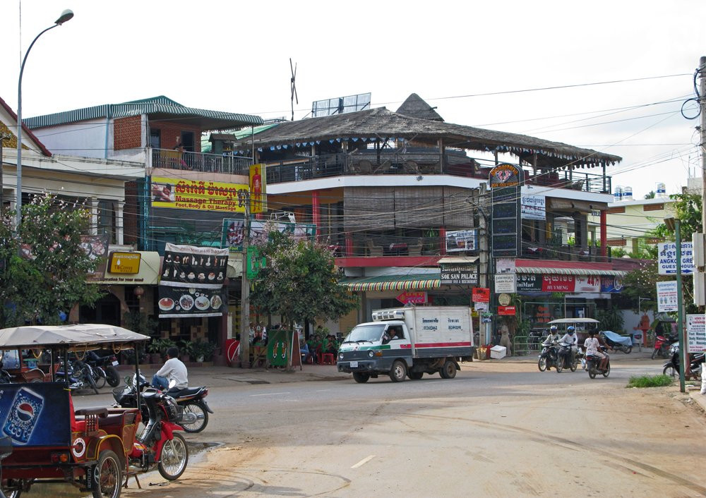 Улица в Сиемреале, Камбоджа – фотографии Камбоджи