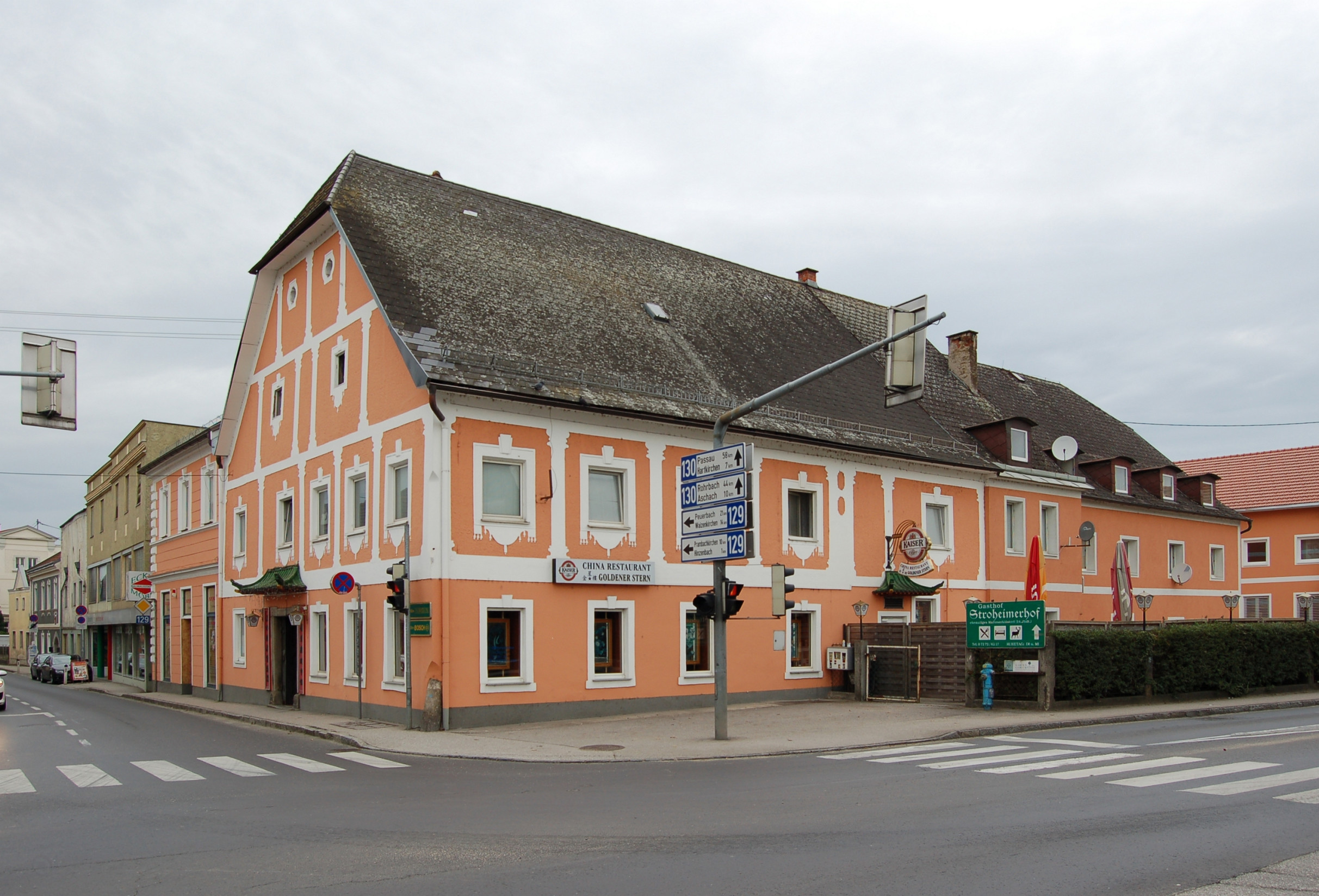 городская улица. Эфердинг. Австрия – фотографии Австрии