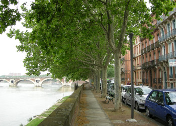 Набережная в Тулузе, Франция. Фото 2 – фотографии Франции