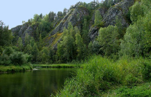 Природа в Бердские скалы, Россия. Фото 1 – фотографии России