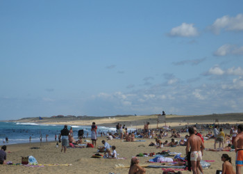 Пляж в Оссегоре, Франция – фотографии Франции