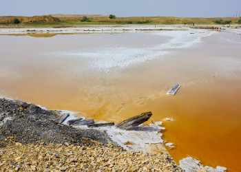 На озере Баскунчак в Астраханской области – фотографии России