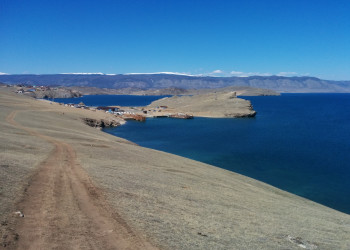 Вид на паромную переправу в Сахюрте. Фото 1 – фотографии России