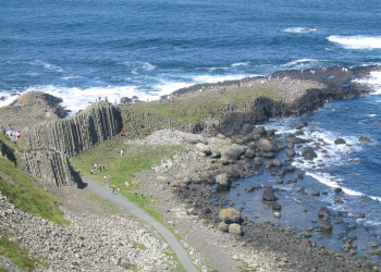 Вид на Дорогу гигантов – фотографии Великобритании