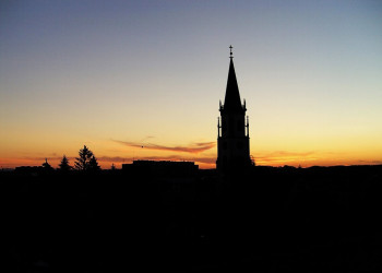 Закат. Вельс. Австрия – фотографии Австрии