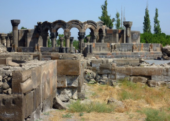 Музей-развалины Звартноц, Ереван, Армения – фотографии Армении