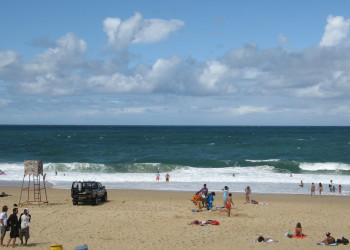 Люди на пляже в Оссегоре, Франция. Фото 1 – фотографии Франции