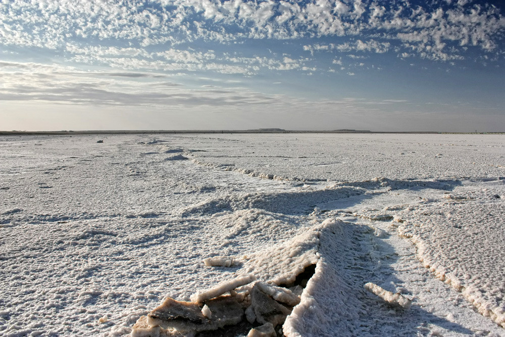 Солёное озеро Баскунчак, Астраханская область – фотографии России