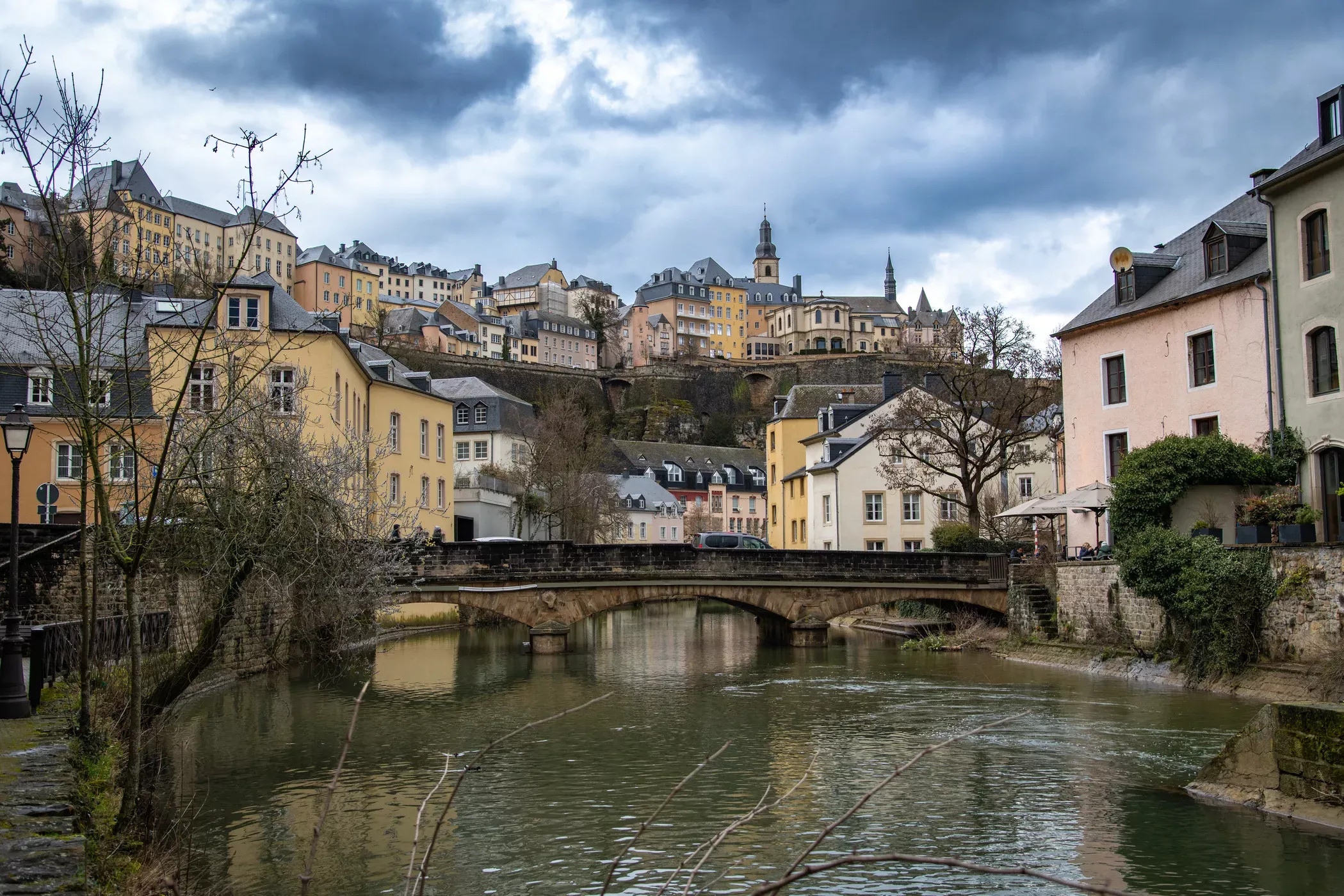 Район Грунд (Grund), город Люксембург – фотографии Люксембурга