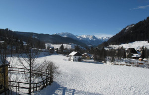 Зимний пейзаж. Руссбах. Австрия – фотографии Австрии