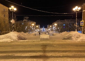 Курортный бульвар со стороны Дома культуры, Кировск – фотографии России