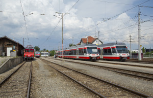 Железнодорожные пути. Эфердинг. Австрия – фотографии Австрии