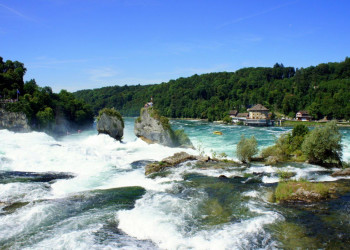 Рейнский водопад 5 – фотографии Швейцарии