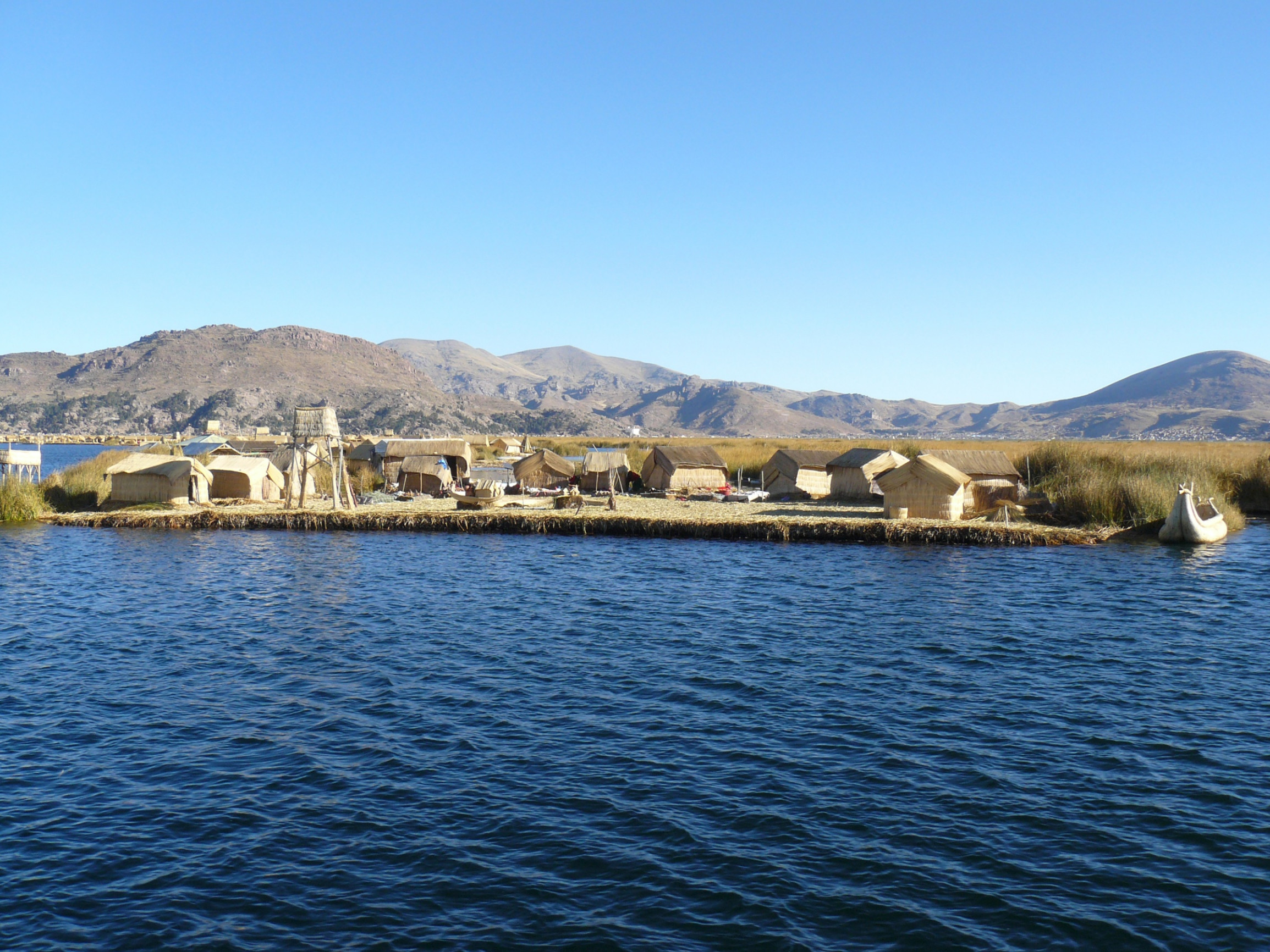 Плавучие острова Урос на озере Титикака в Перу – фотографии Перу