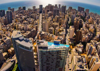 Вид на Бейрут с квадракоптера – фотографии Ливана