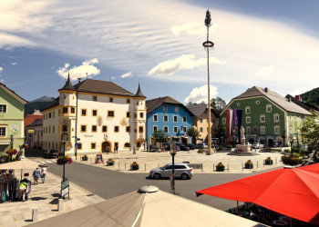 Жилая улица Тамсвега. Австрия – фотографии Австрии