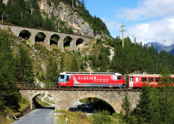 Ретийская железная дорога в Швейцарии. Фото 3 – фотографии Швейцарии