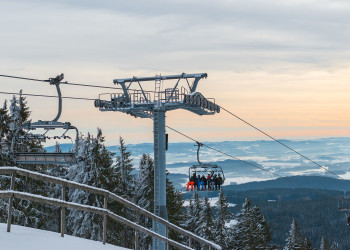 Канатная дорога в горах. Бад Ишль. Австрия – фотографии Австрии