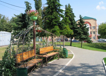 Сквер в Саранске, Россия. Фото 1 – фотографии России