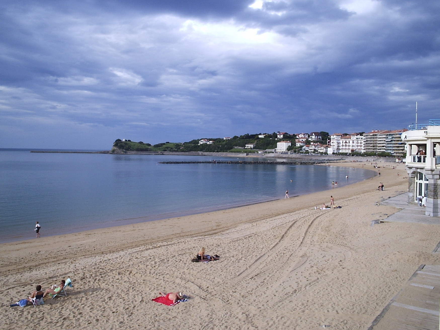 Пляж в Сен-Жан-де-Люз, Франция. Фото 10 – фотографии Франции