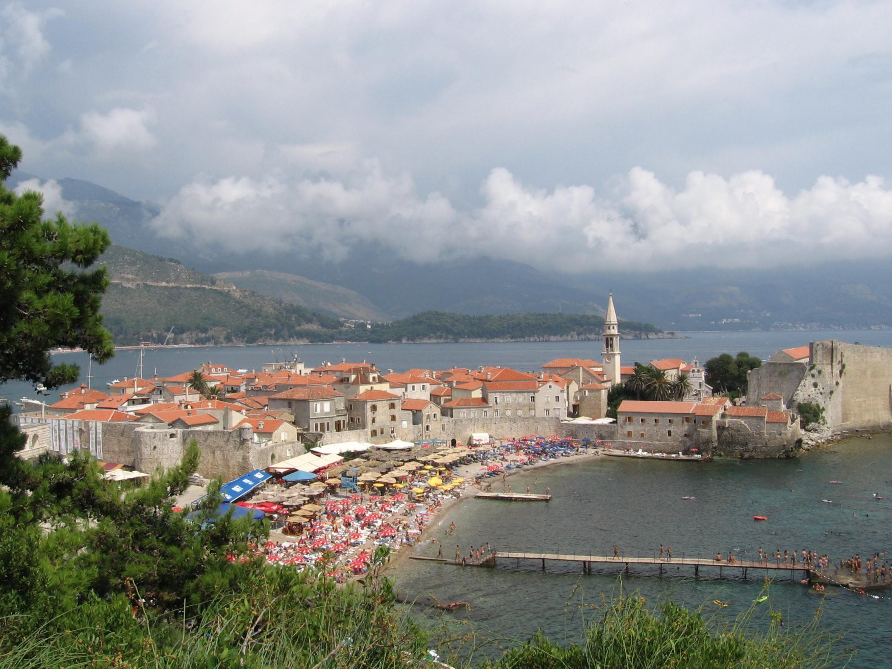 Панорамный вид в Будва, Черногория. Фото 30 – фотографии Черногории