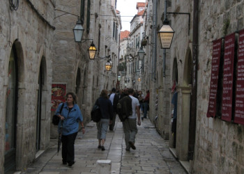 Улица в Дубровнике, Хорватия. Фото 17 – фотографии Хорватии