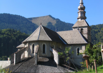 Церковь в Абондансе, Франция – фотографии Франции