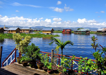 Плавучая деревня на озере Инле – фотографии Мьянмы