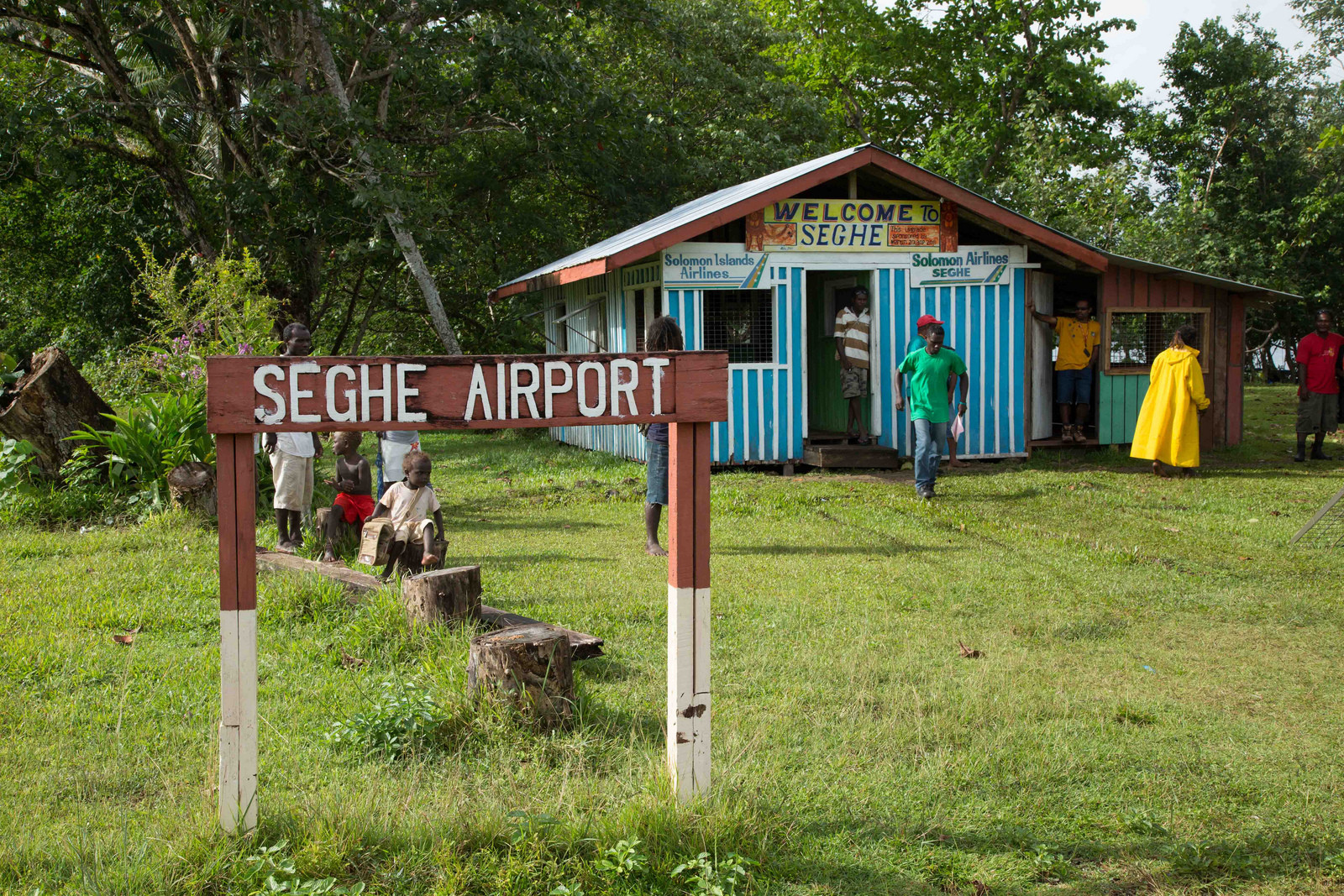 Аэропорт Seghe на острове Нью-Джорджия – фотографии Соломоновых Островов